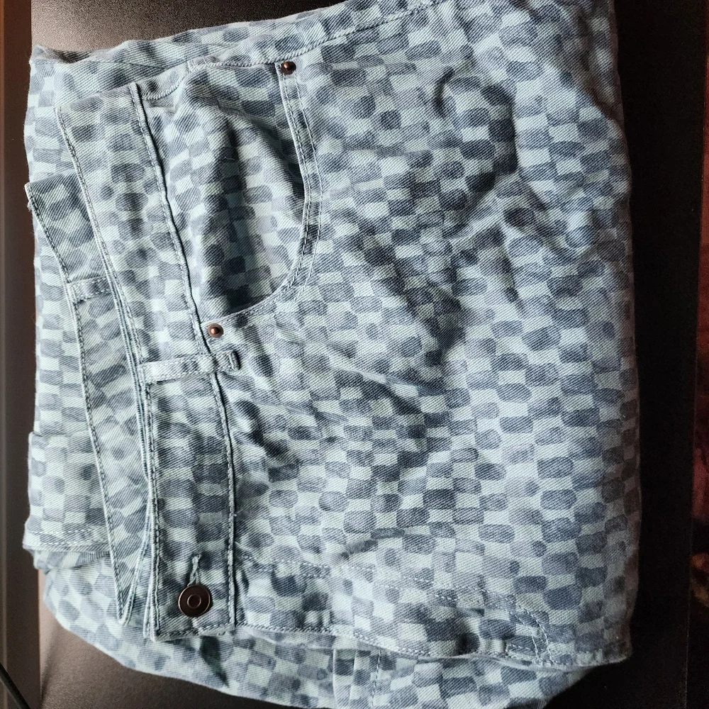 Future Collective Checkered Jeans size 20 - Picture 2 of 4